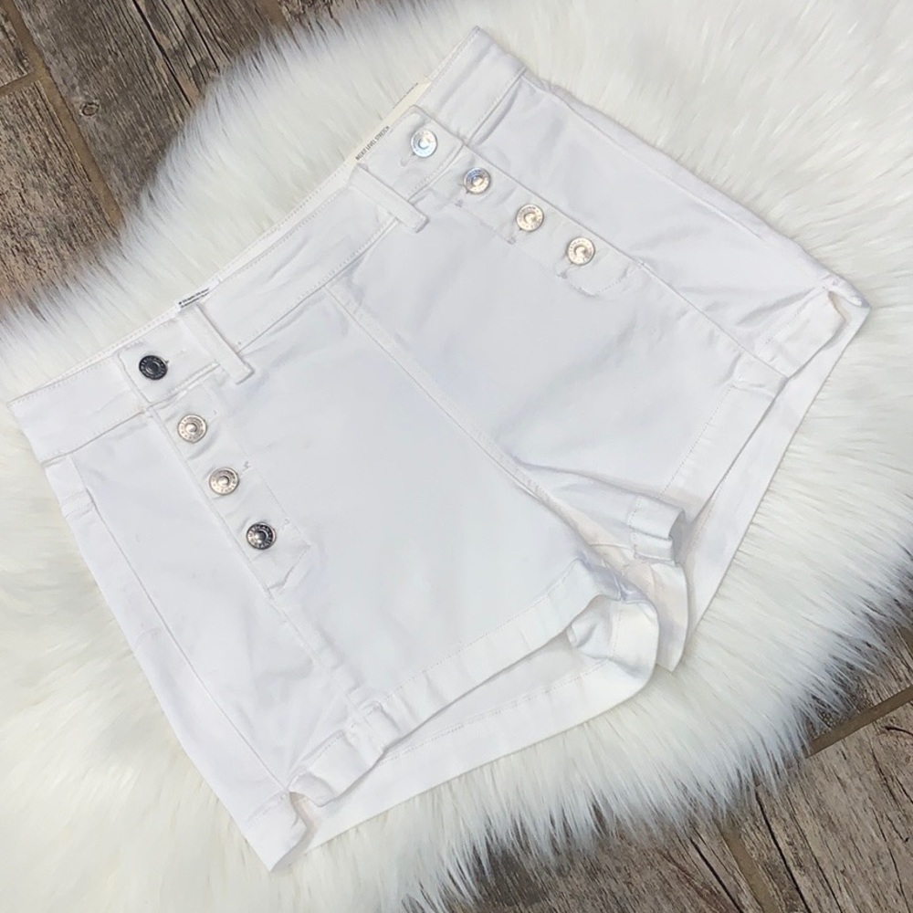 AEO White Sailor Shorts